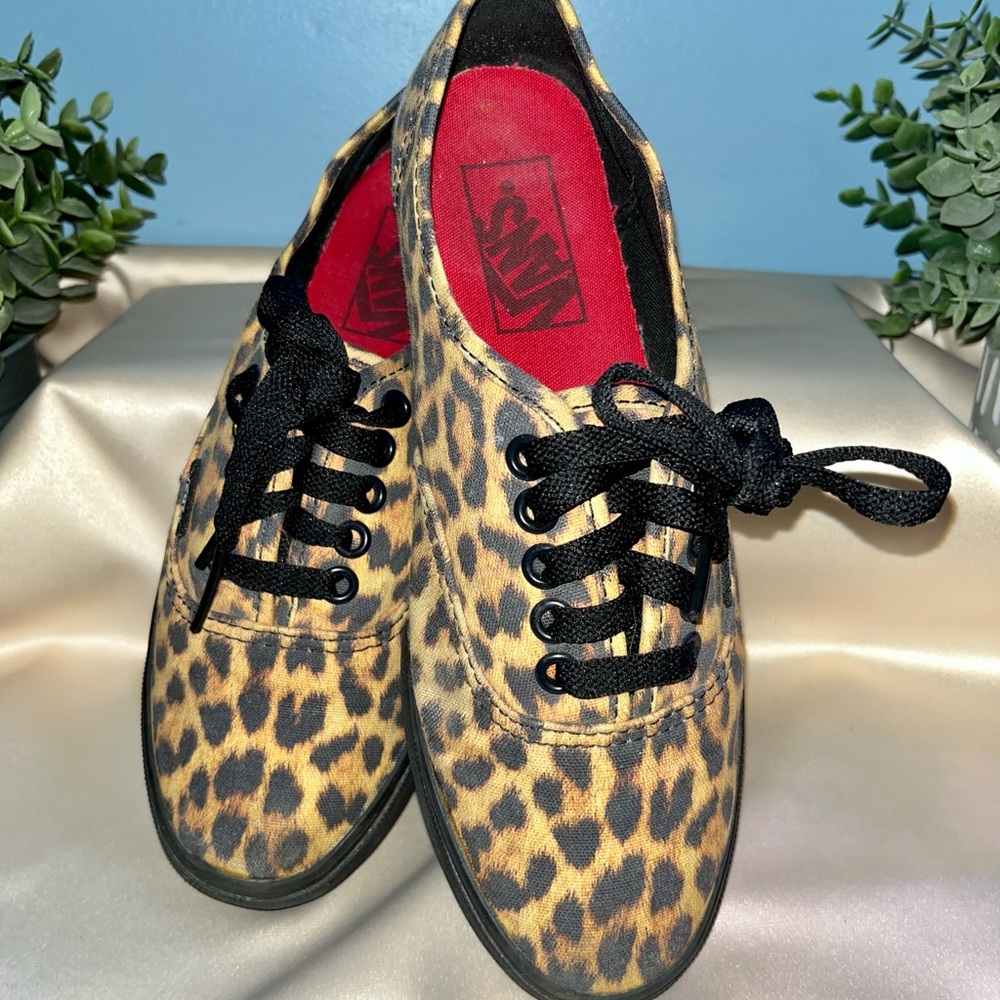 Vans Lowpro Leopard Print Shoes